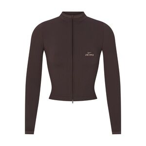 LIMITED EDITION NIKE SKIMS Ribbed seamless zip up crop jacket!